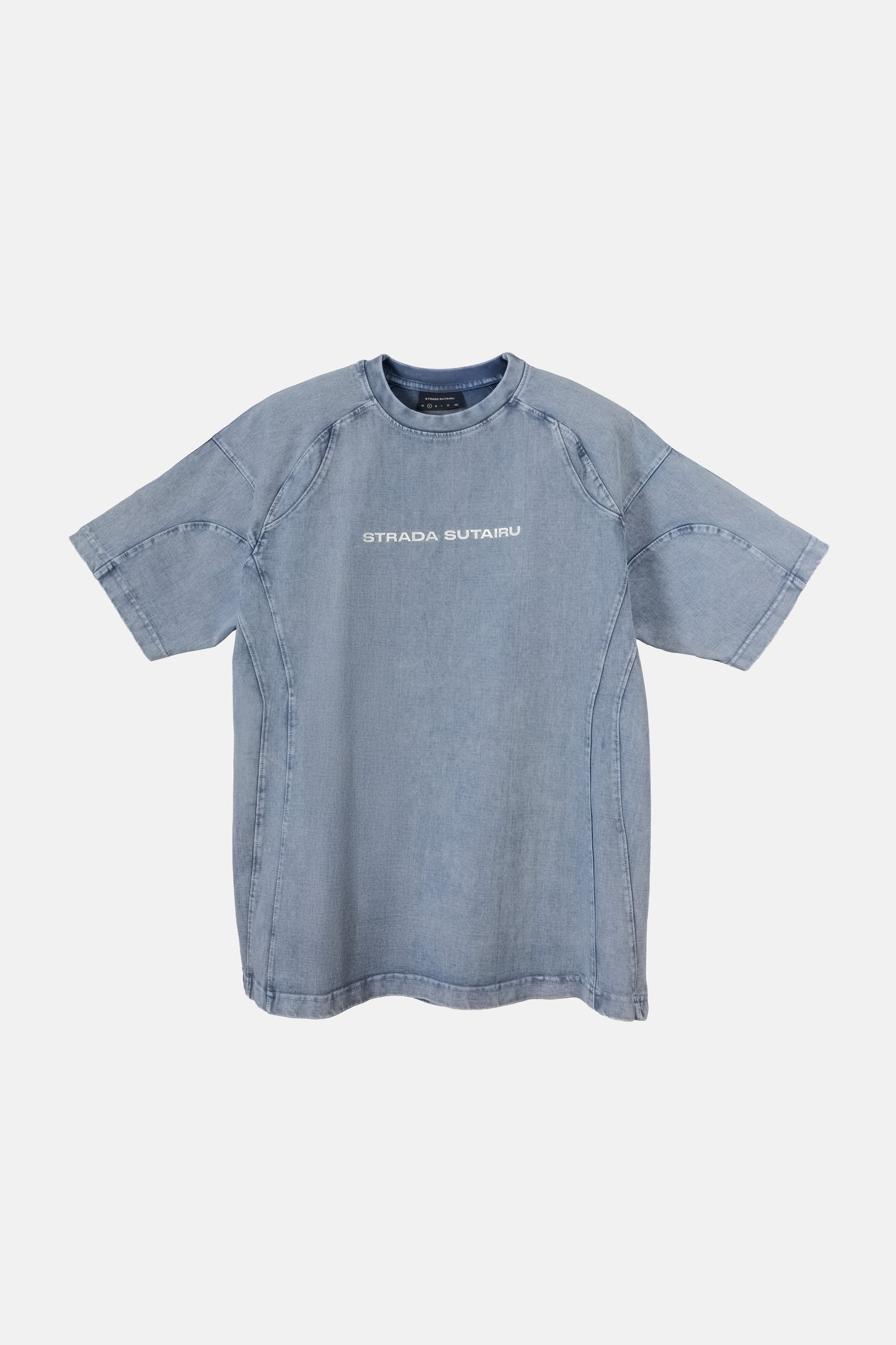 Blue Denim Washed T-shirt