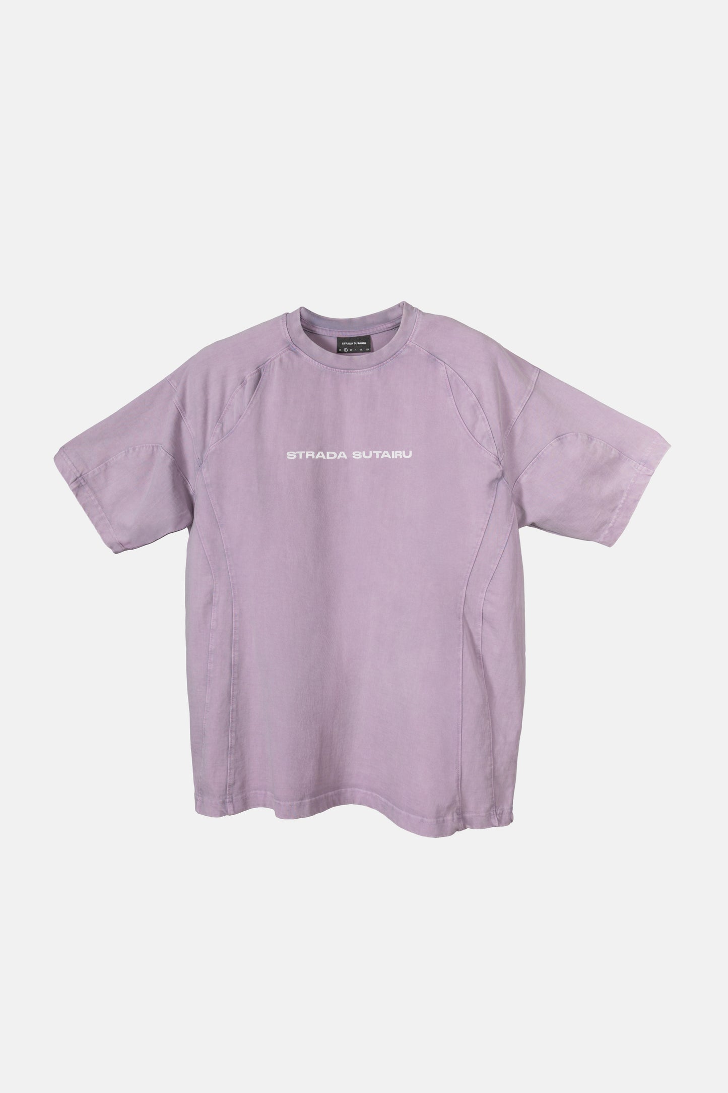 Lavender Washed Panelled T-shirt